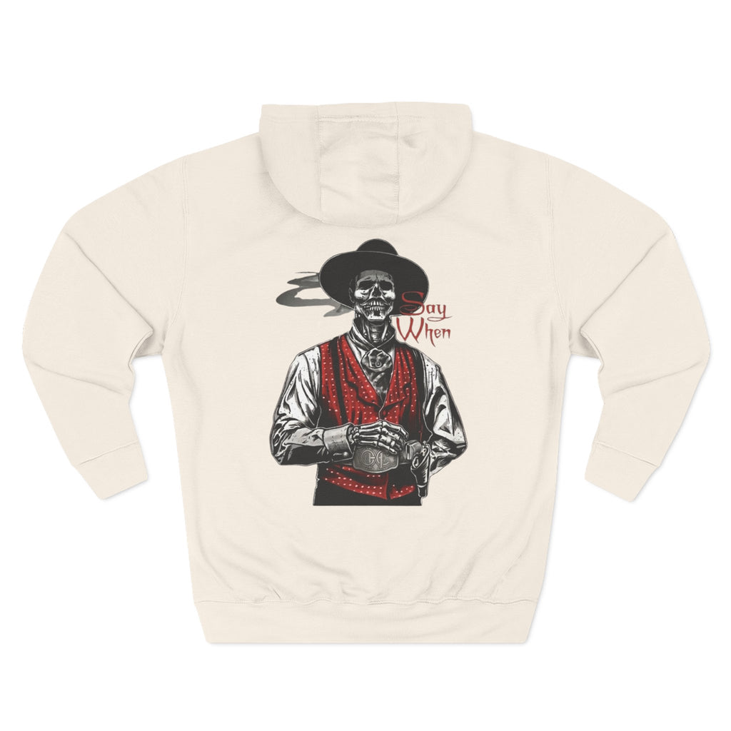 Outlaw Heritage Co. Graphic Hoodie “Say When”