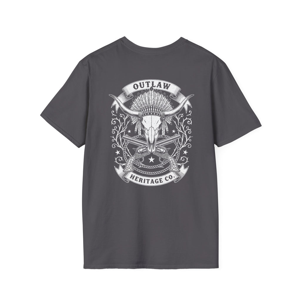Outlaw Heritage Co. Shirt | Graphic T-Shirt, Western Cowboy Logo