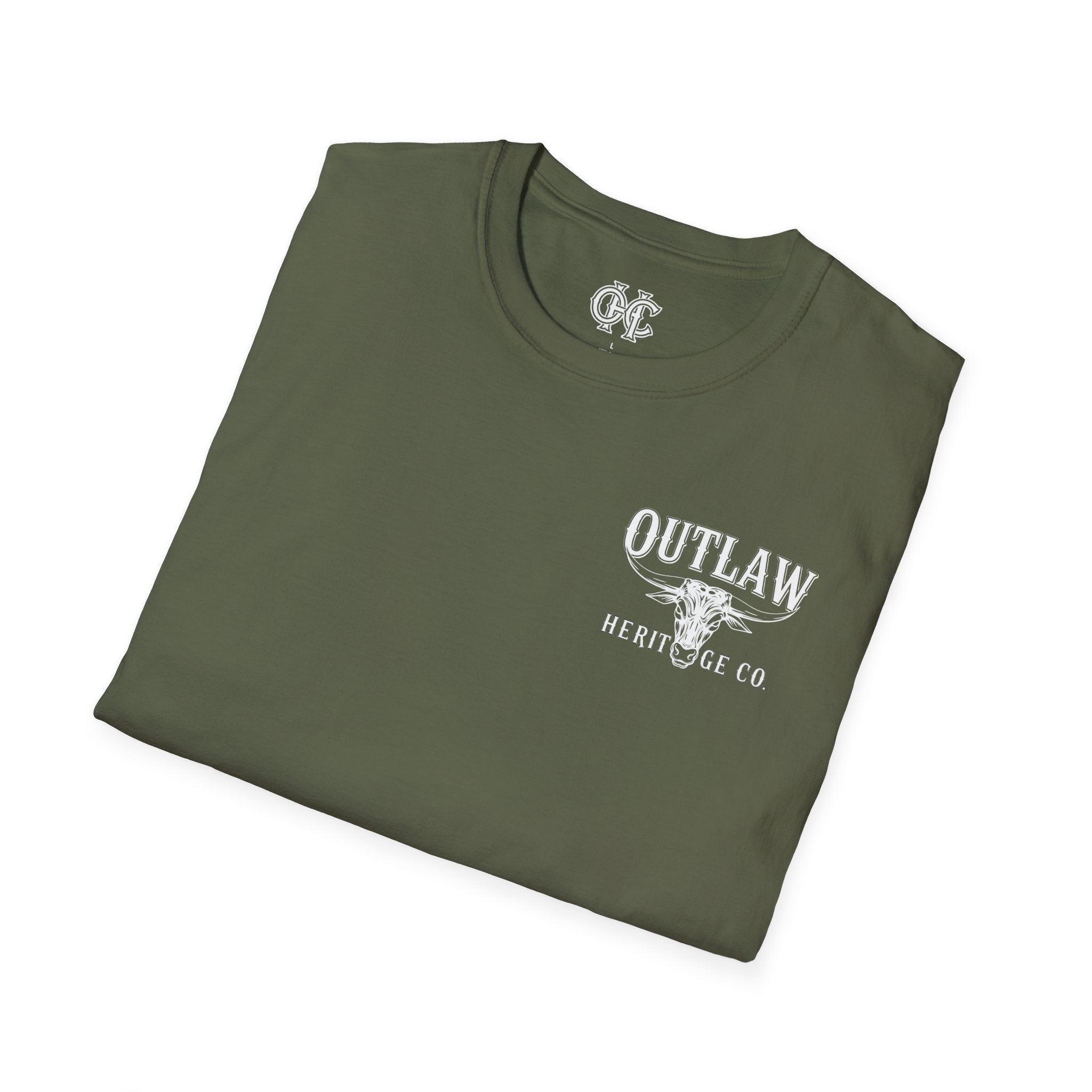 Outlaw Heritage Co. Shirt | Graphic T-Shirt, Western Cowboy Logo