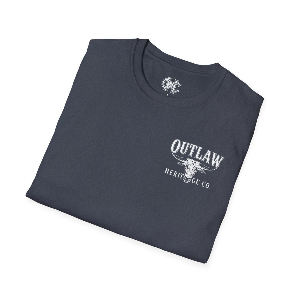 Outlaw Heritage Co. Shirt | Graphic T-Shirt, Western Cowboy Logo