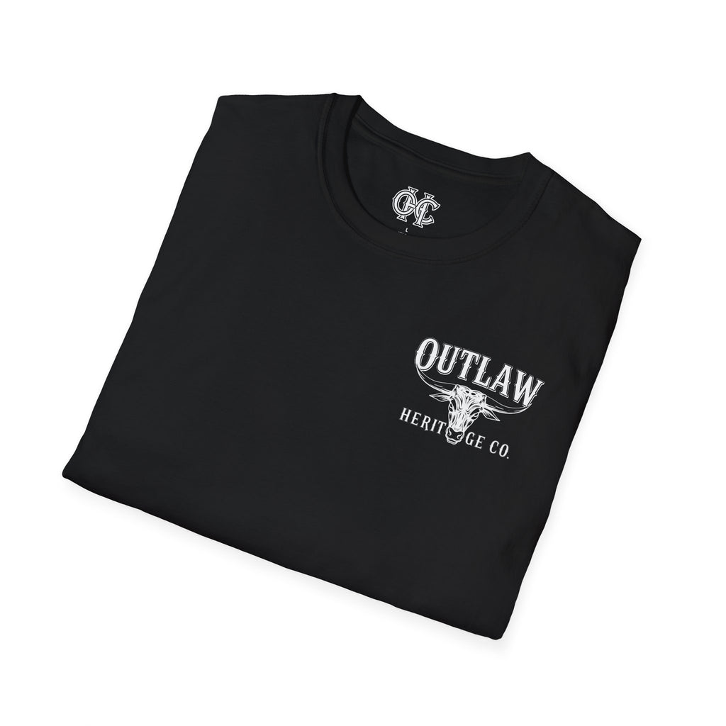 Outlaw Heritage Co. Shirt | Graphic T-Shirt, Western Cowboy Logo