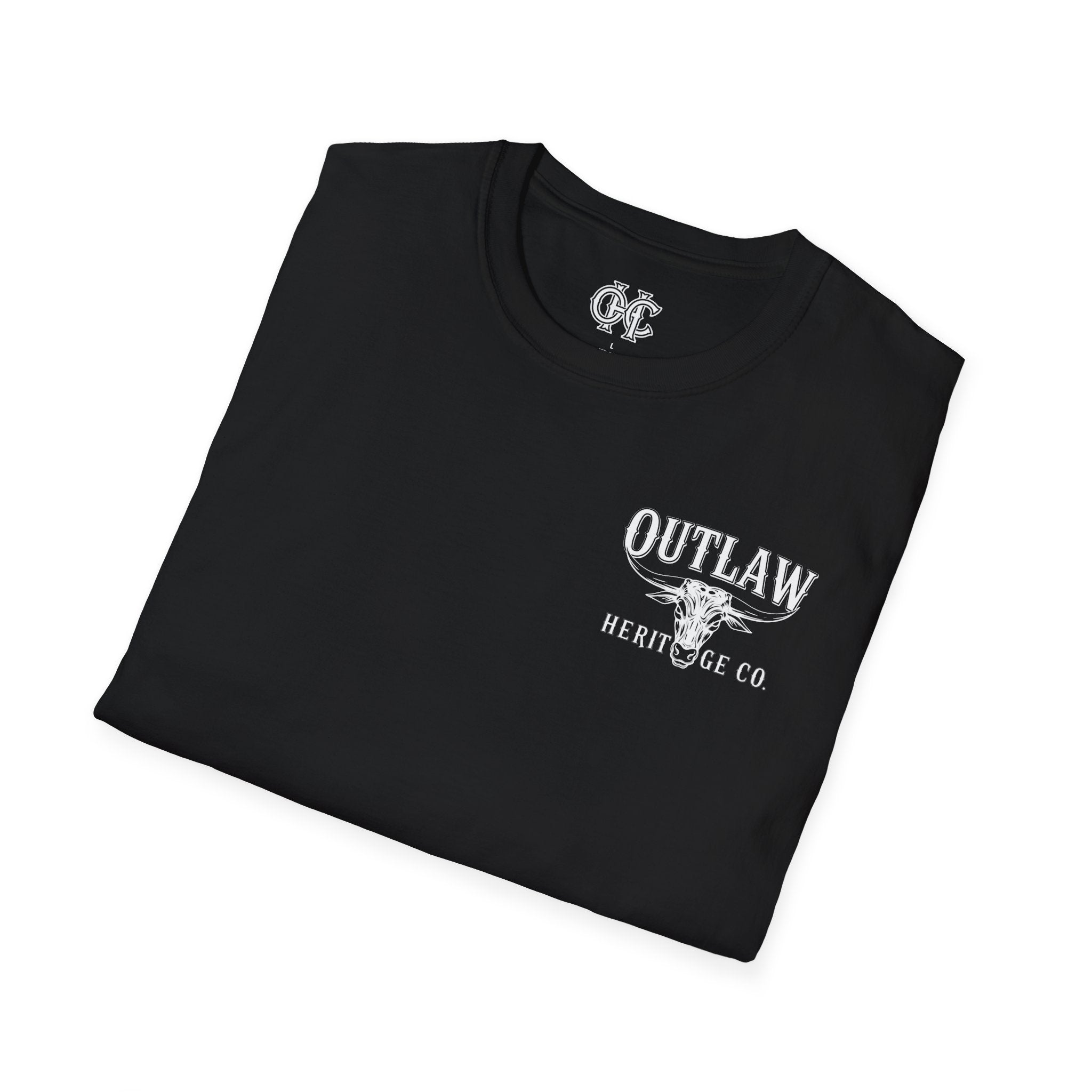 Outlaw Heritage Co. Shirt | Graphic T-Shirt, Western Cowboy Logo