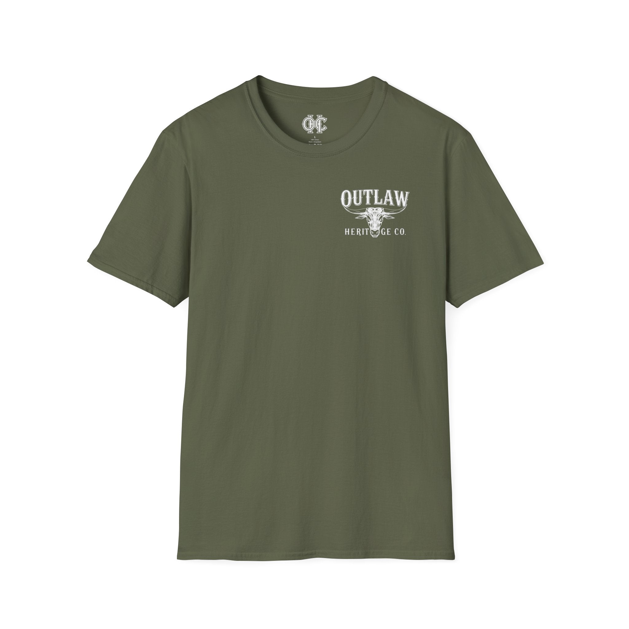 Outlaw Heritage Co. Shirt | Graphic T-Shirt, Western Cowboy Logo