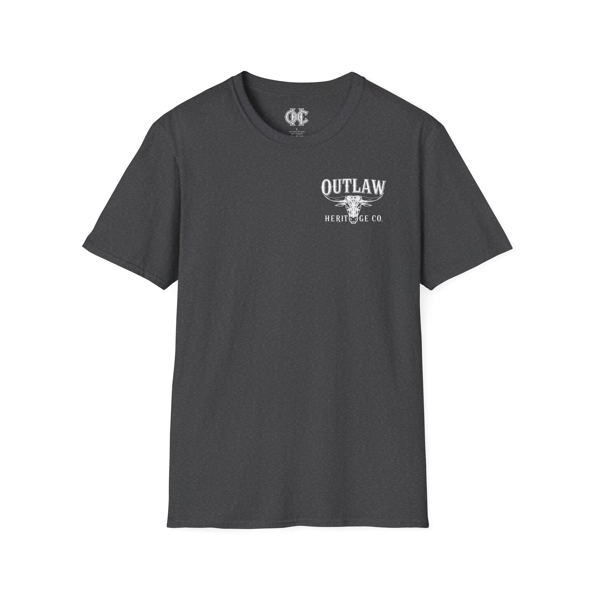 Outlaw Heritage Co. Shirt | Graphic T-Shirt, Western Cowboy Logo