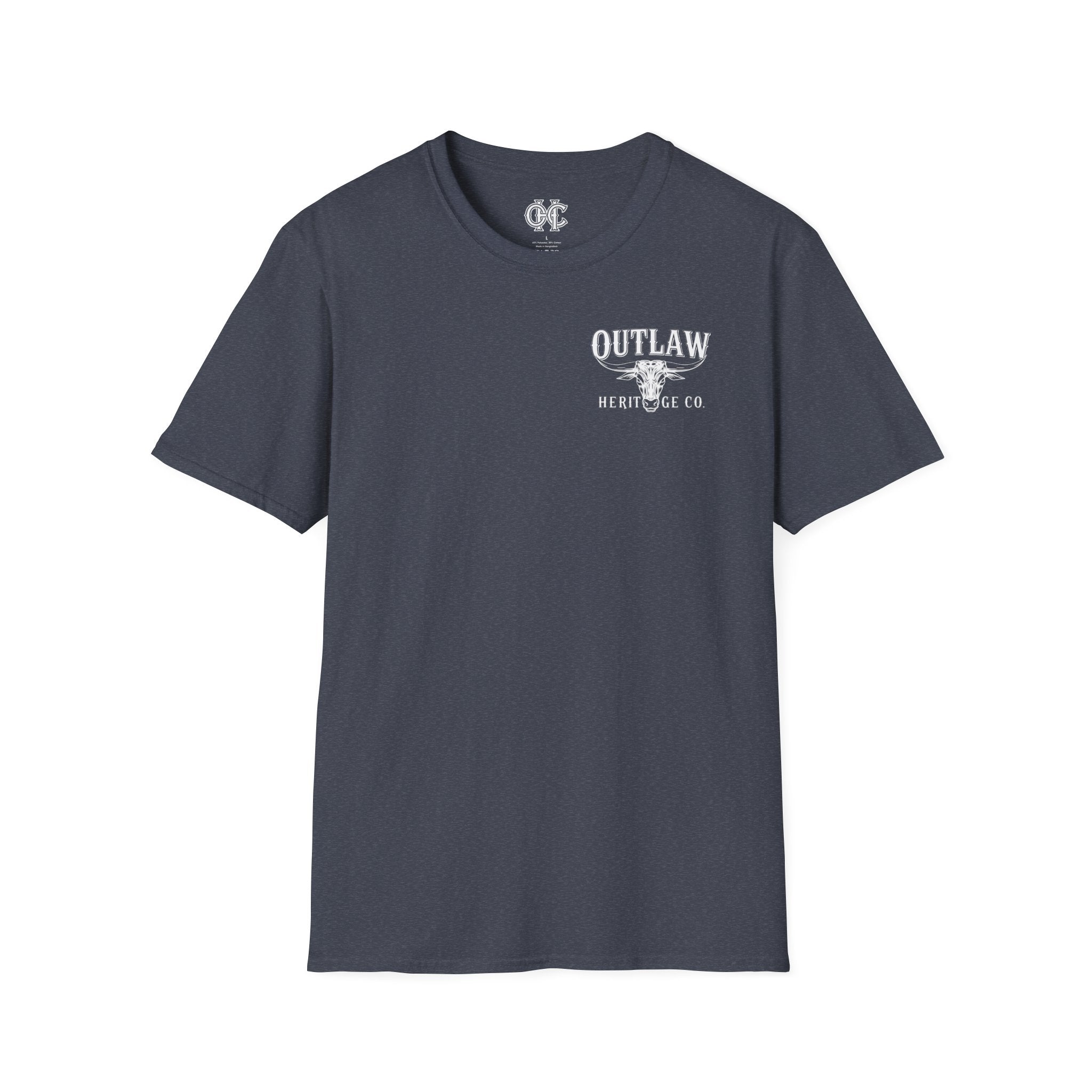 Outlaw Heritage Co. Shirt | Graphic T-Shirt, Western Cowboy Logo