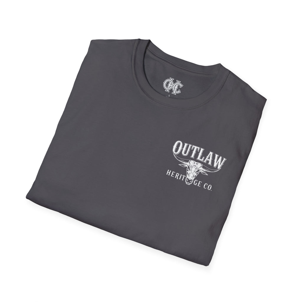 Outlaw Heritage Co. Shirt | Graphic T-Shirt, Western Cowboy Logo
