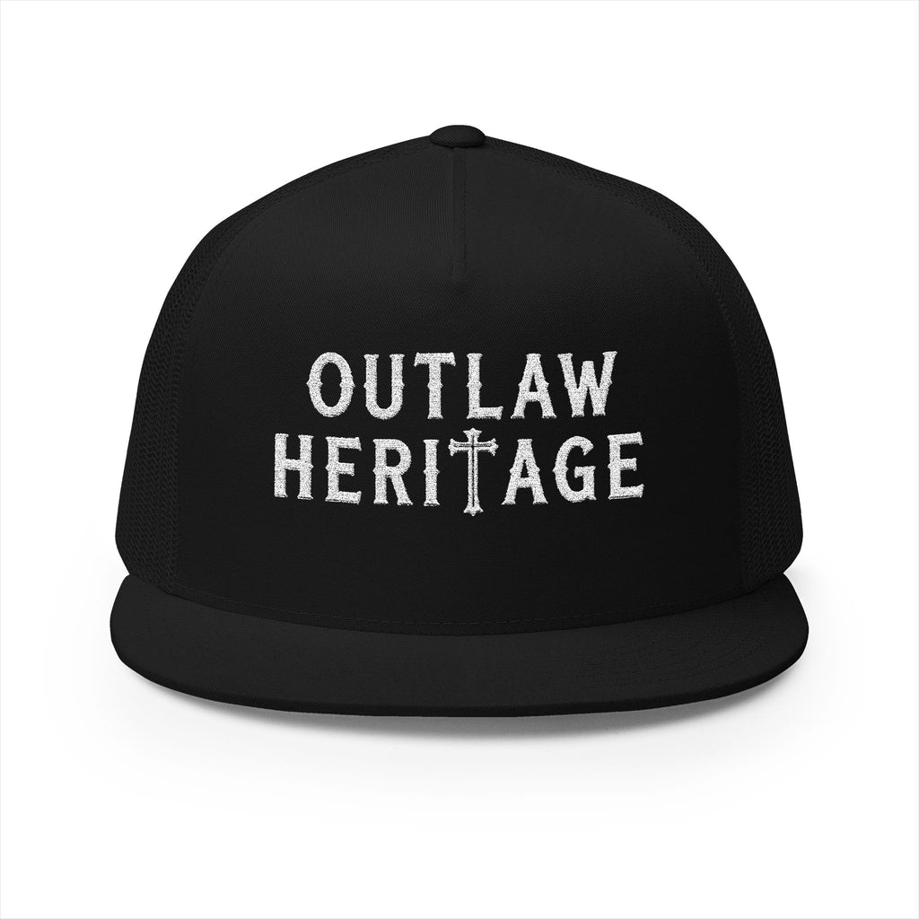 Outlaw Heritage Co. Christian Cross Trucker Cap