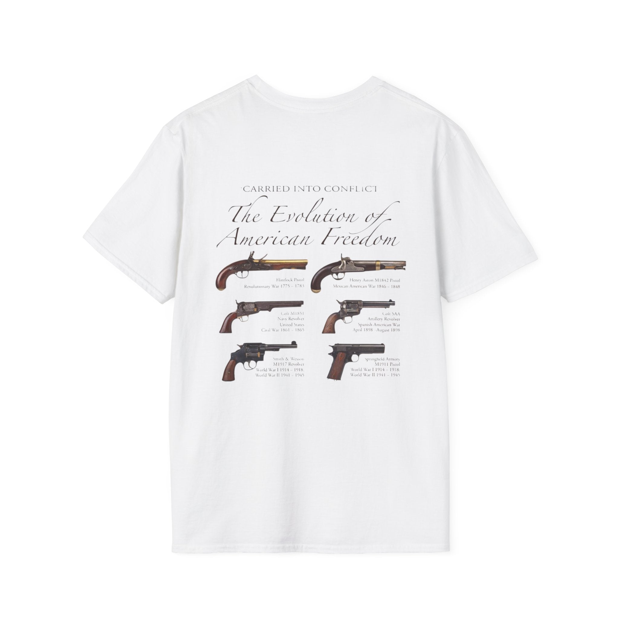 Outlaw Heritage Co. Evolution of American War Guns T-Shirt