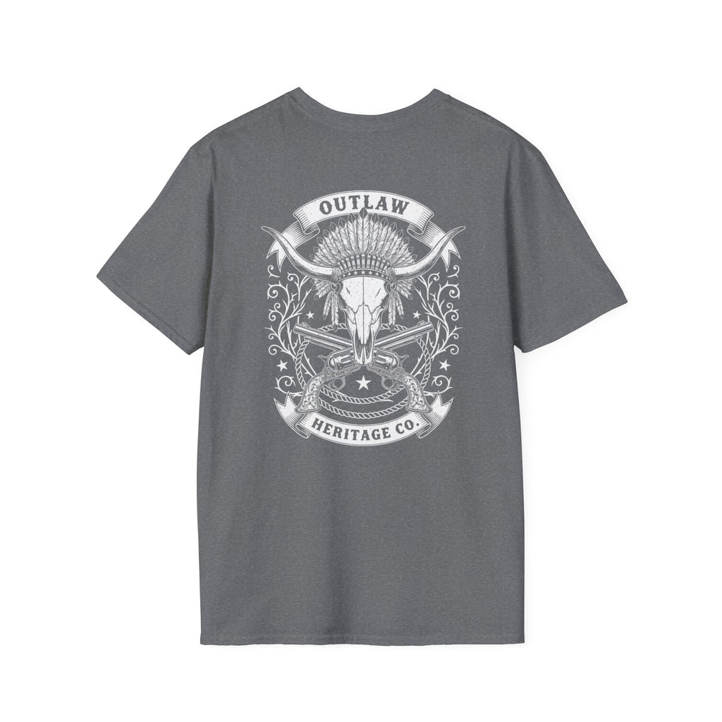 Outlaw Heritage Co. Shirt | Graphic T-Shirt, Western Cowboy Logo