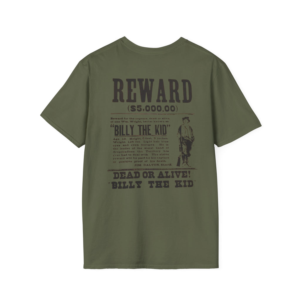 Billy The Kid Wanted Poster T-Shirt | Outlaw Heritage Co.