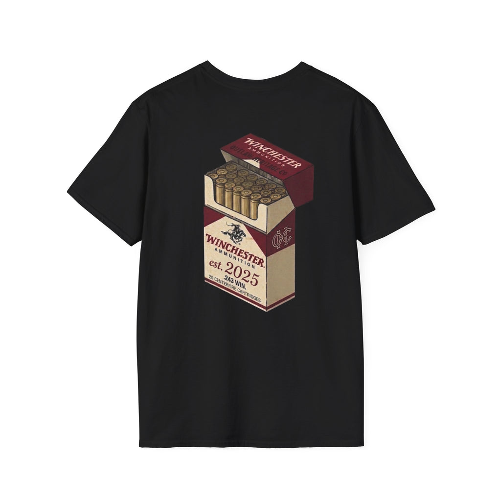 Outlaw Heritage Co Winchester Ammo T-Shirt | Vintage Ammo Logo