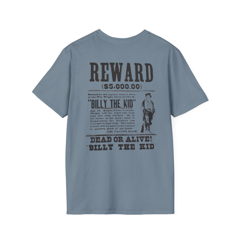 Billy The Kid Wanted Poster T-Shirt | Outlaw Heritage Co.