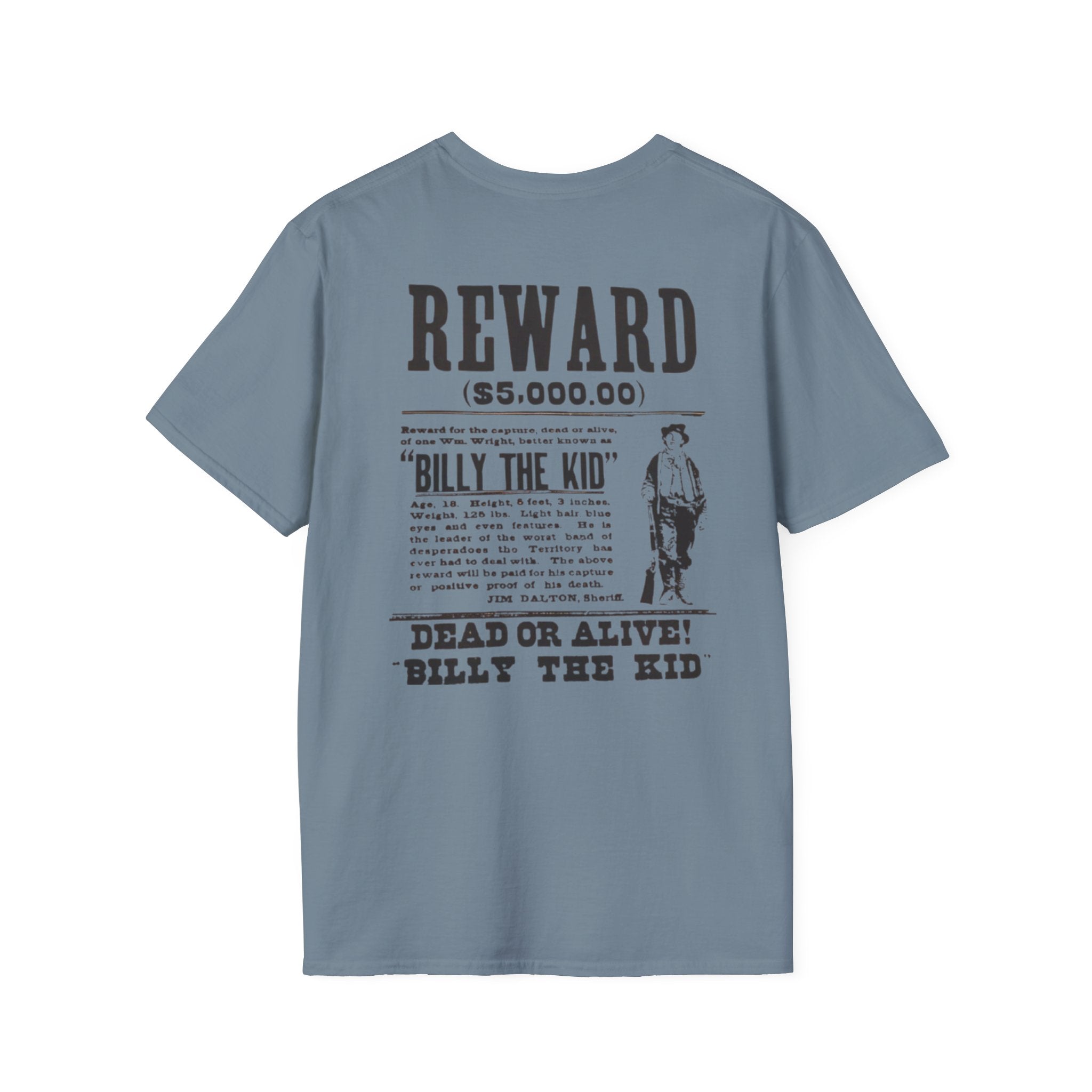 Billy The Kid Wanted Poster T-Shirt | Outlaw Heritage Co.