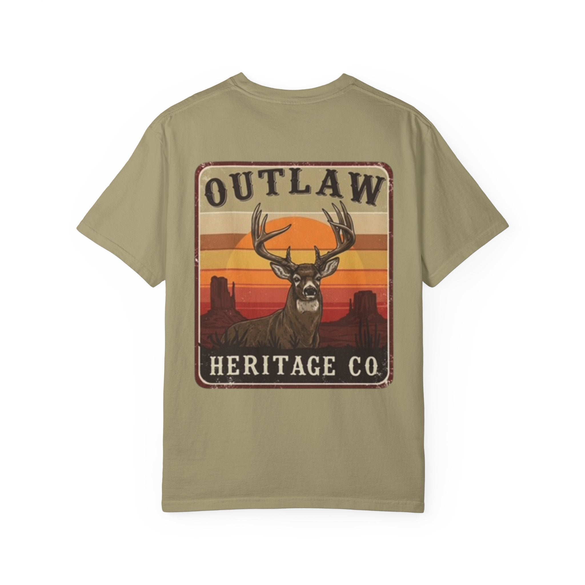 Buck Unisex T-shirt - Outlaw Heritage Co Design