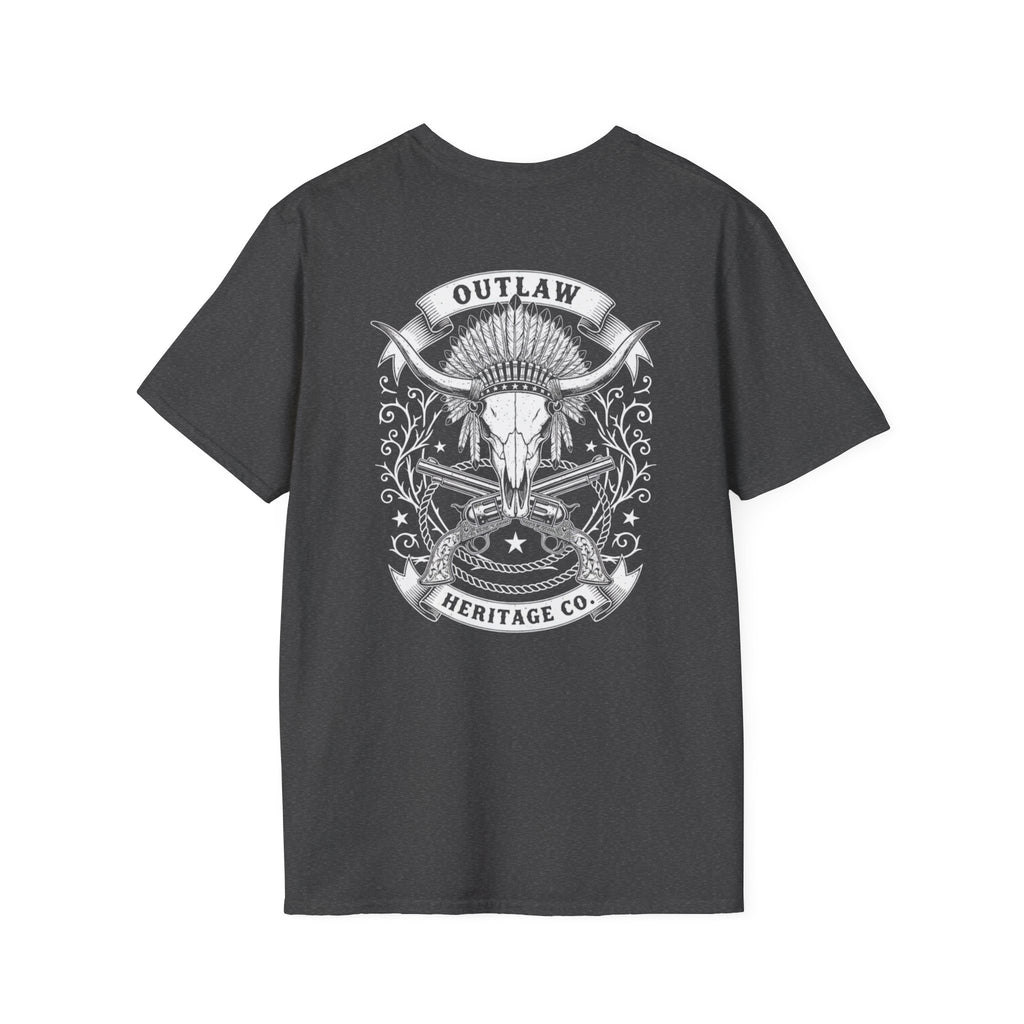 Outlaw Heritage Co. Shirt | Graphic T-Shirt, Western Cowboy Logo