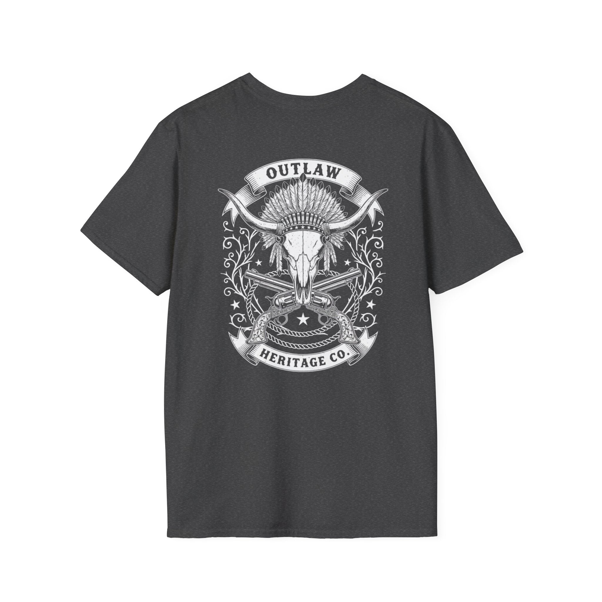 Outlaw Heritage Co. Shirt | Graphic T-Shirt, Western Cowboy Logo