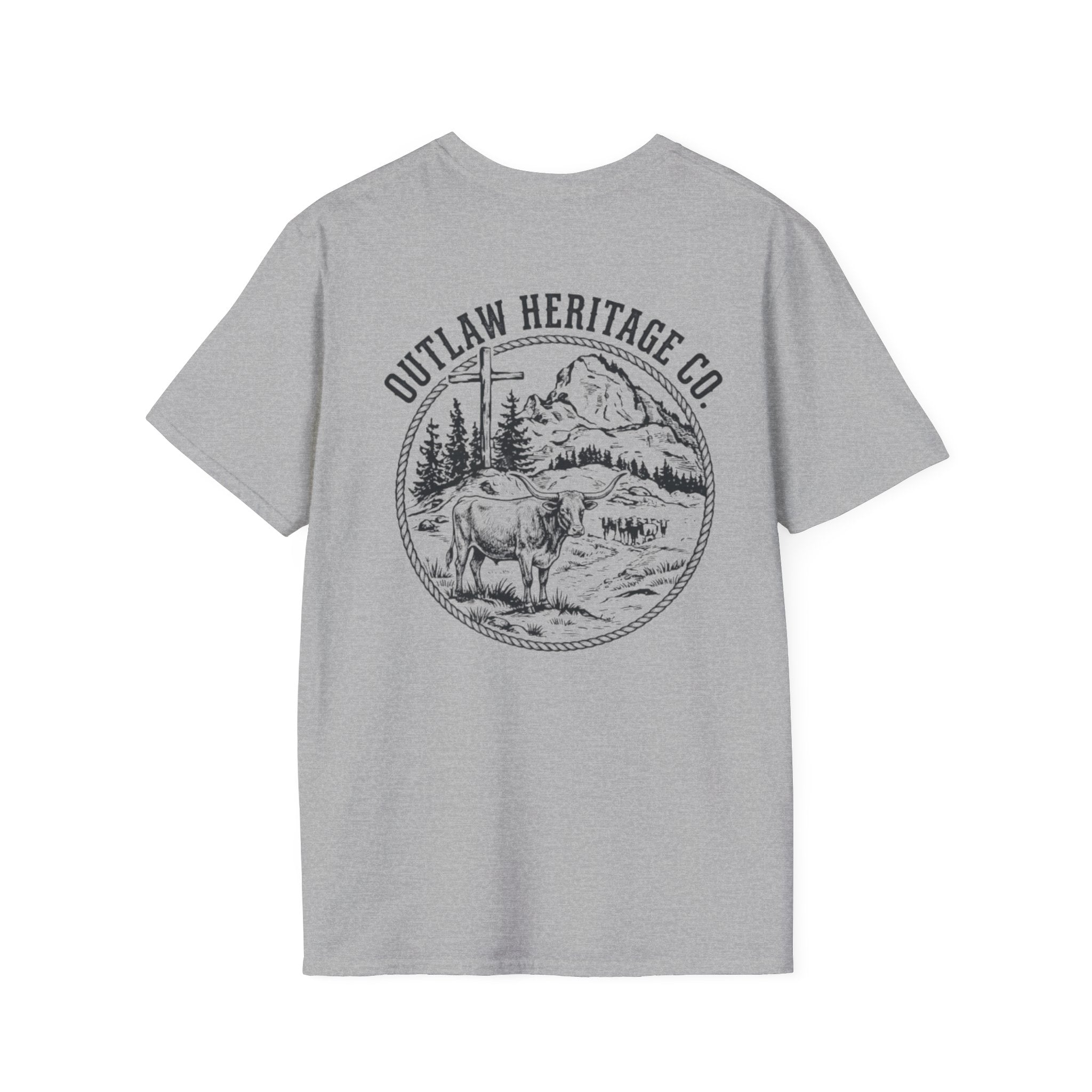 Outlaw Heritage Co. Ranch Graphic T-Shirt