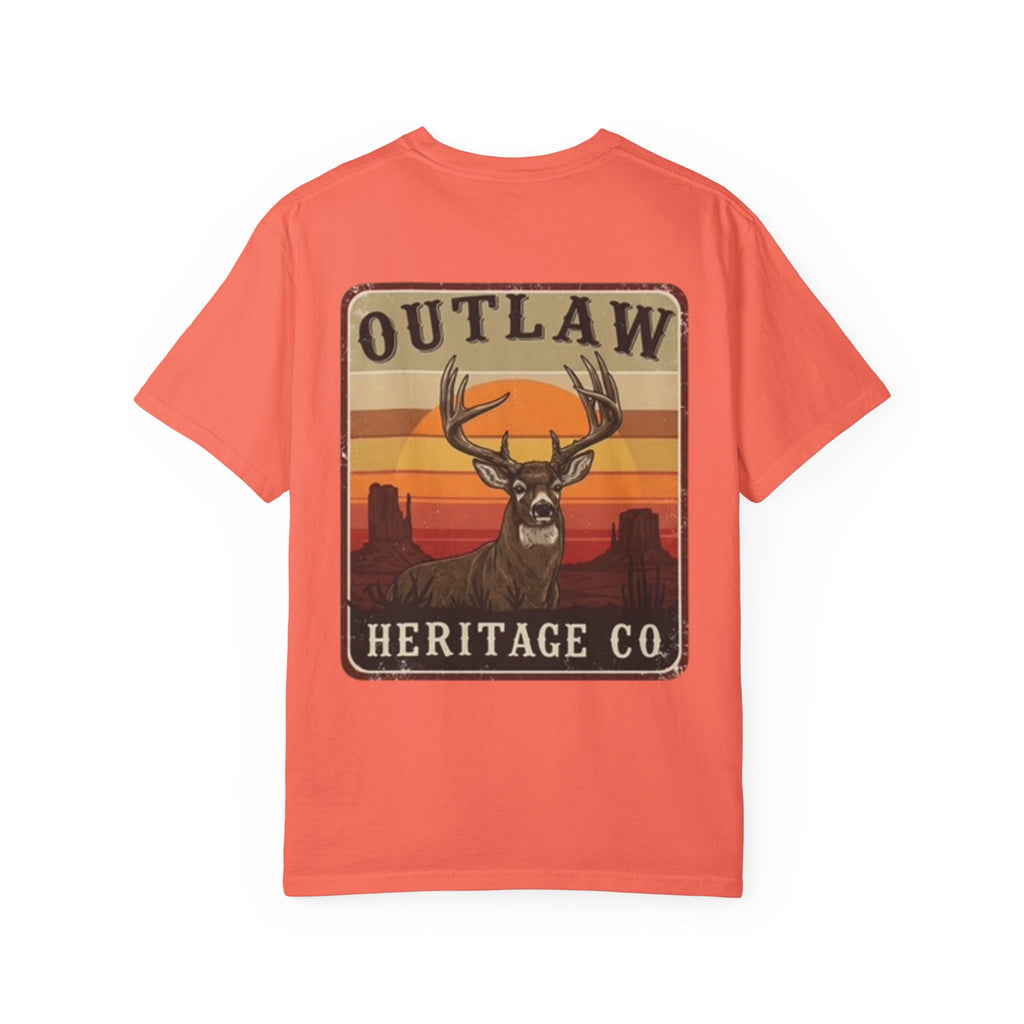 Buck Unisex T-shirt - Outlaw Heritage Co Design