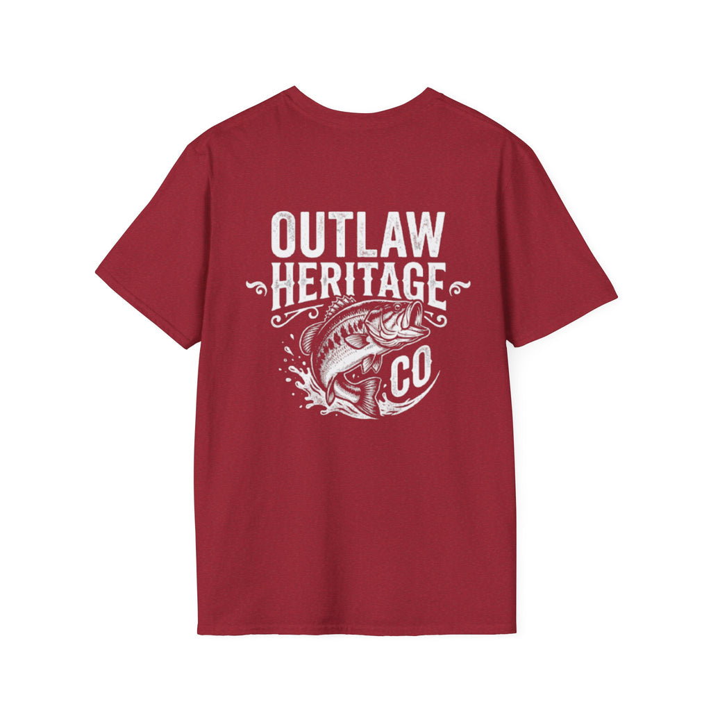 Outlaw Heritage Co. Bass Fishing T-Shirt