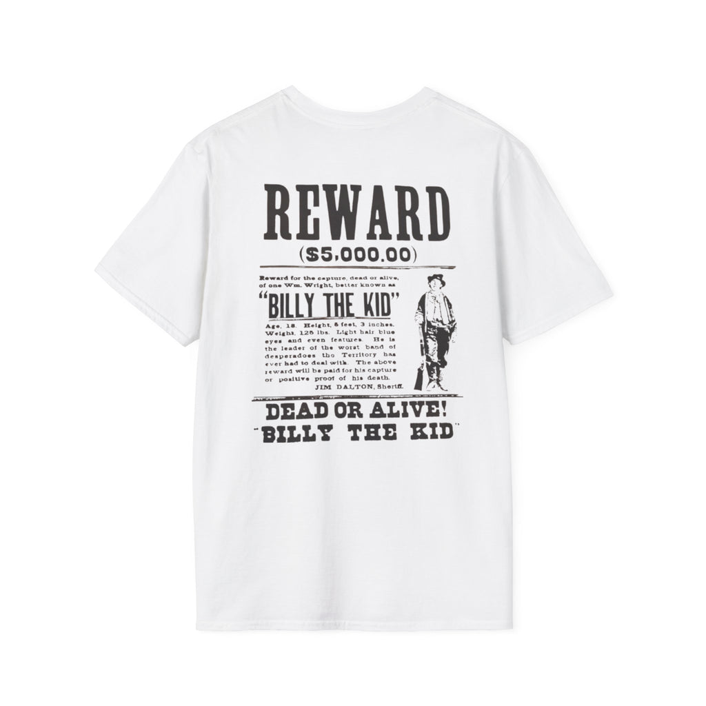 Billy The Kid Wanted Poster T-Shirt | Outlaw Heritage Co.