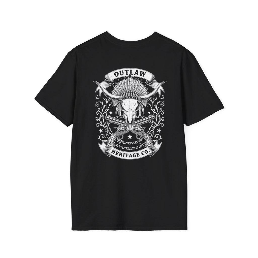 Outlaw Heritage Co. Shirt | Graphic T-Shirt, Western Cowboy Logo