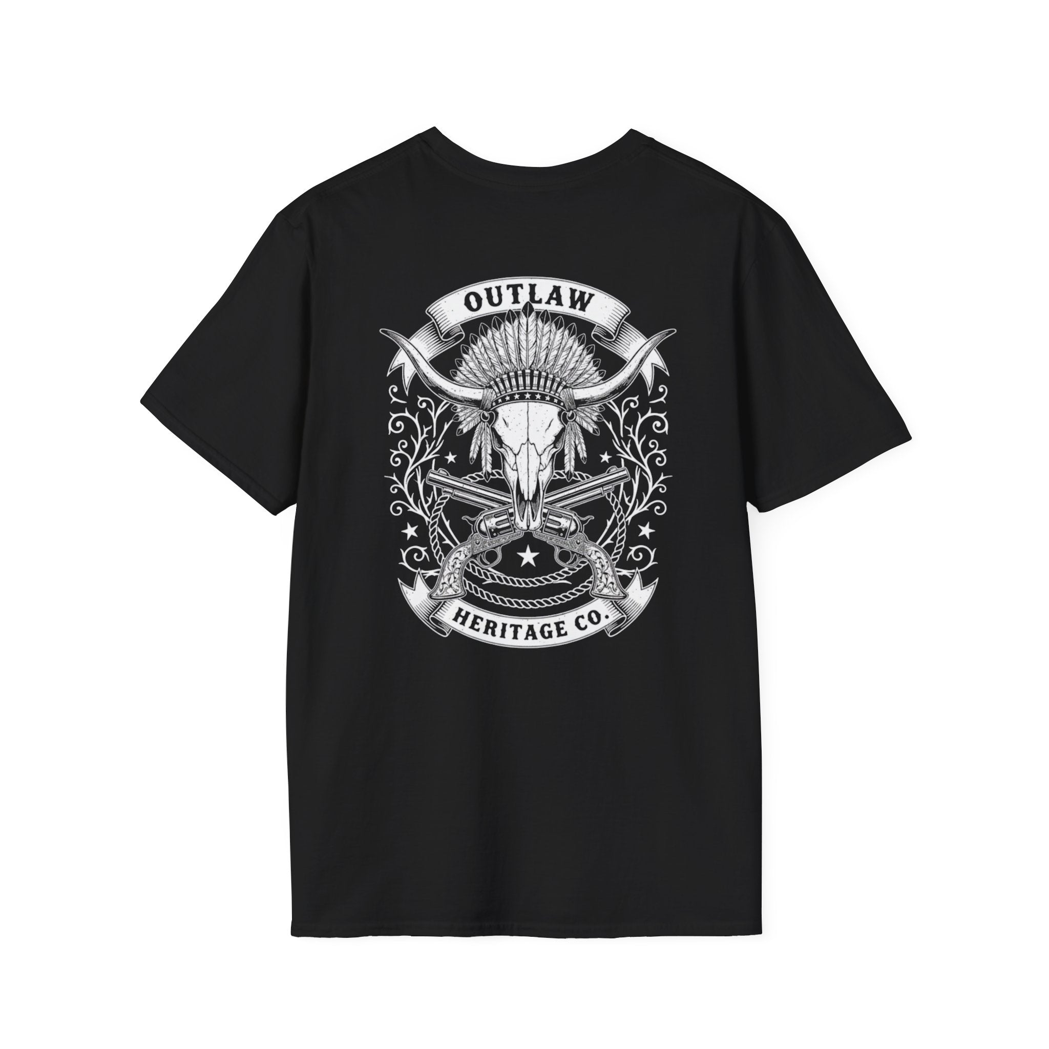Outlaw Heritage Co. Shirt | Graphic T-Shirt, Western Cowboy Logo