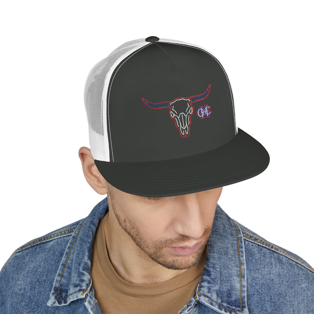 Outlaw Heritage Co. LIMITED EDITION | Bone Collector Patriotic 5 Panel Trucker Cap