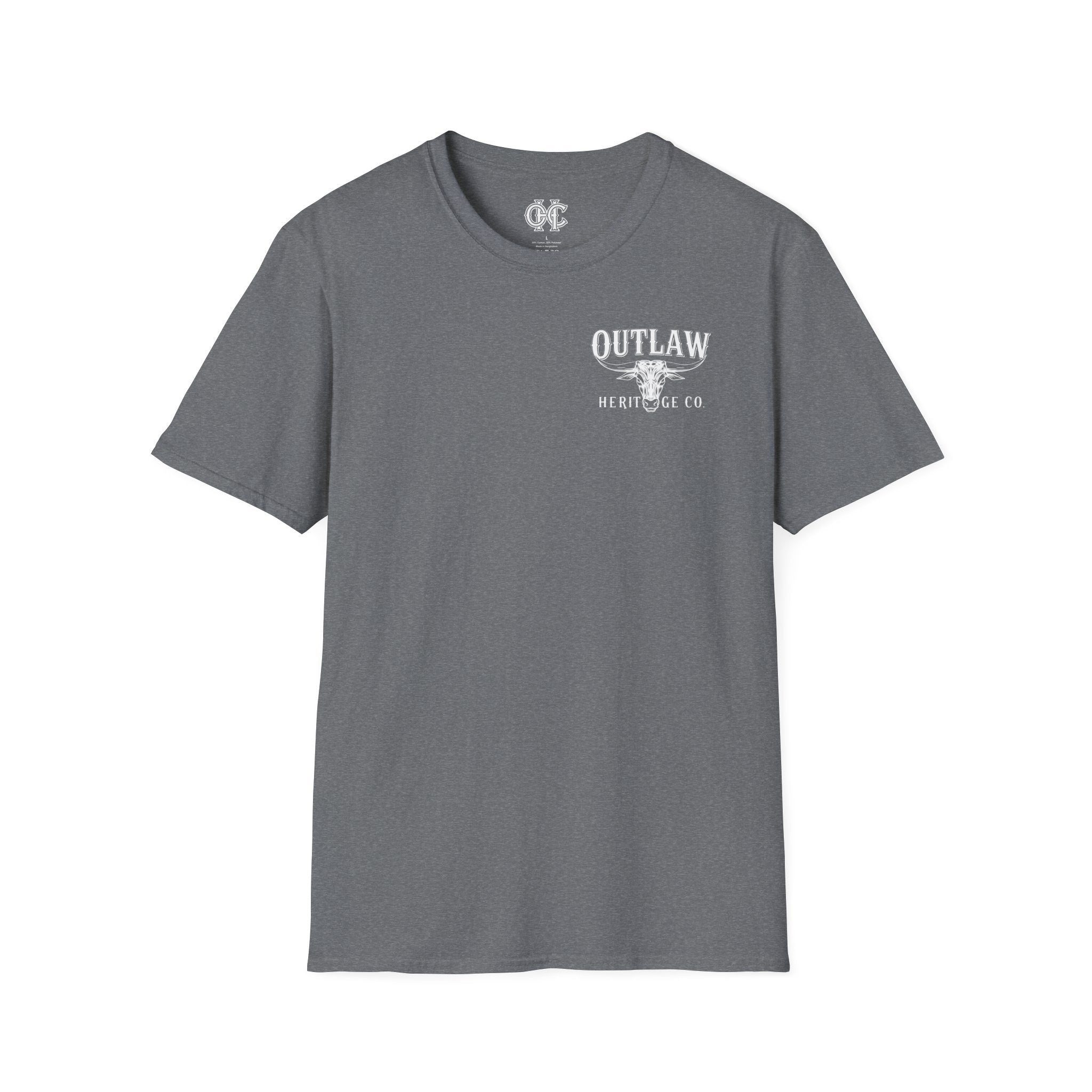 Outlaw Heritage Co. Shirt | Graphic T-Shirt, Western Cowboy Logo