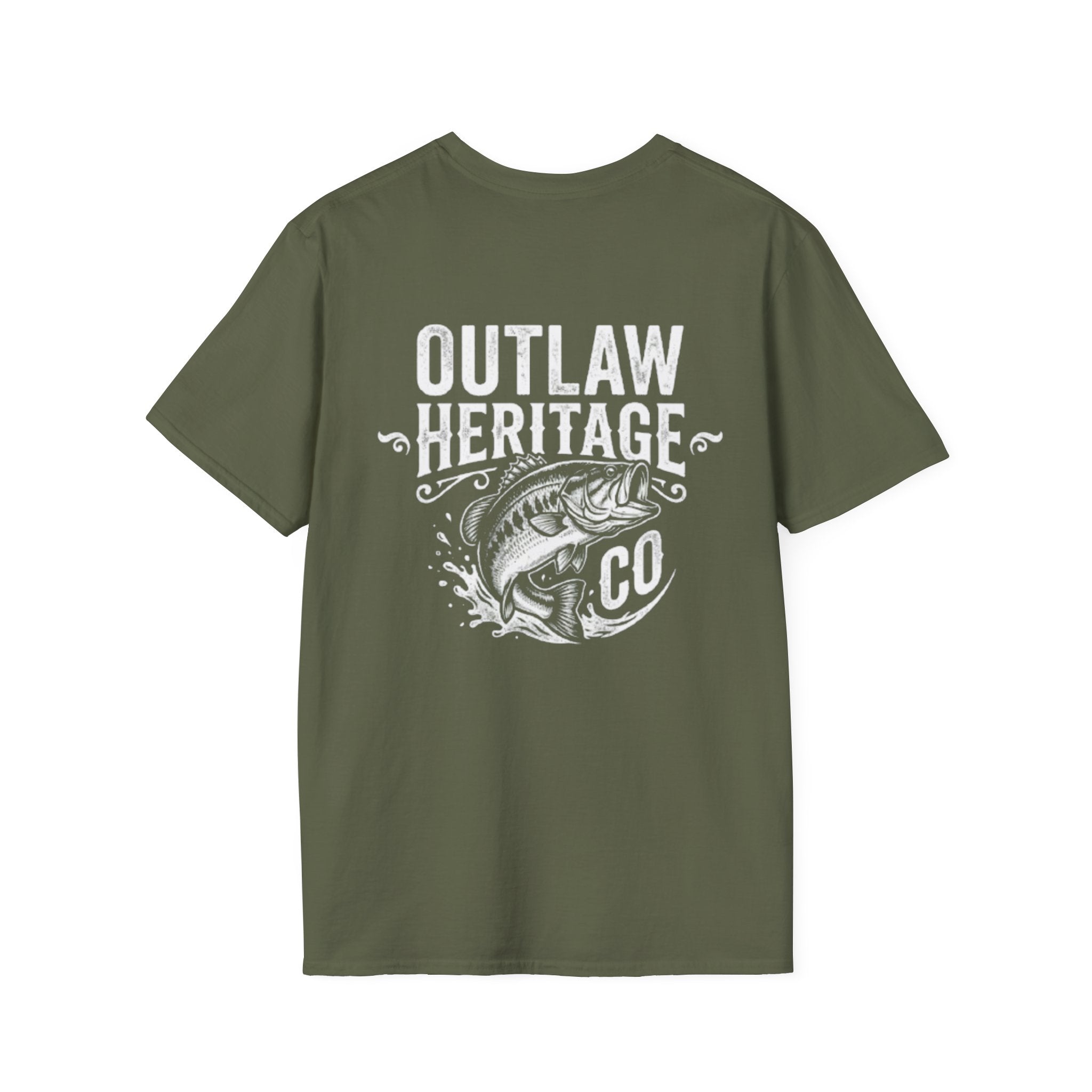 Outlaw Heritage Co. Bass Fishing T-Shirt