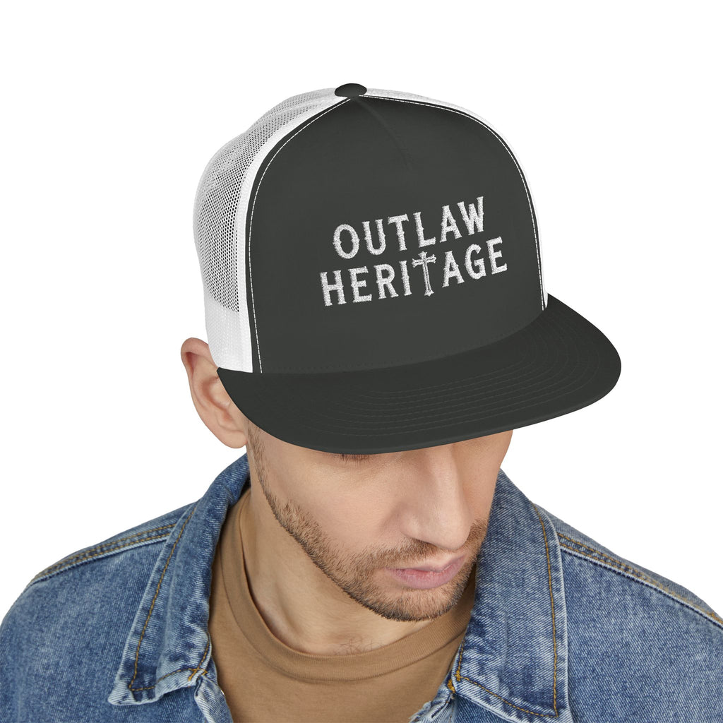 Outlaw Heritage Co. Christian Cross Trucker Cap