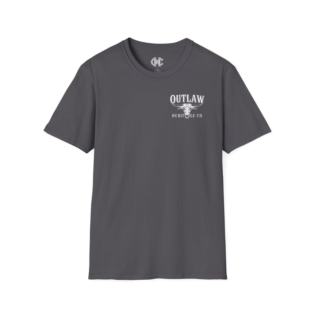Outlaw Heritage Co. Shirt | Graphic T-Shirt, Western Cowboy Logo