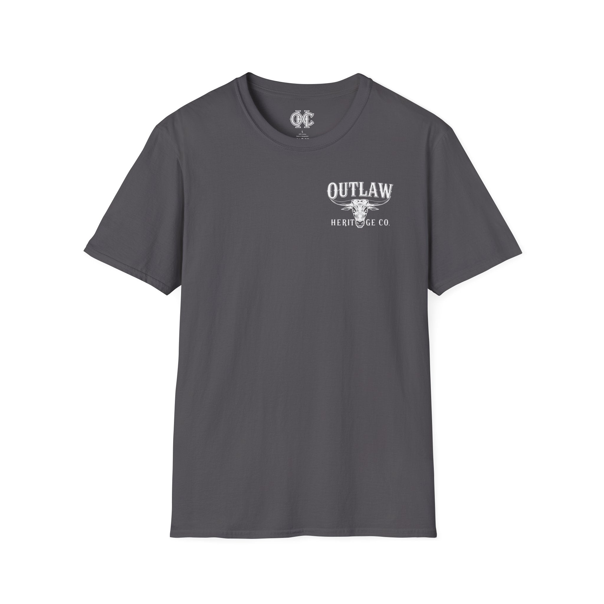 Outlaw Heritage Co. Shirt | Graphic T-Shirt, Western Cowboy Logo
