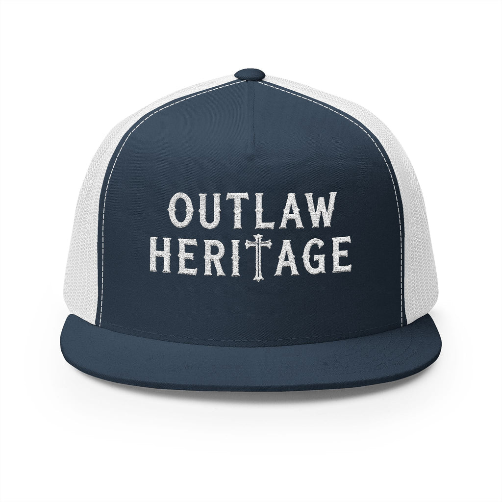 Outlaw Heritage Co. Christian Cross Trucker Cap