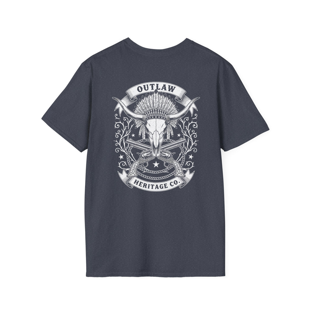 Outlaw Heritage Co. Shirt | Graphic T-Shirt, Western Cowboy Logo
